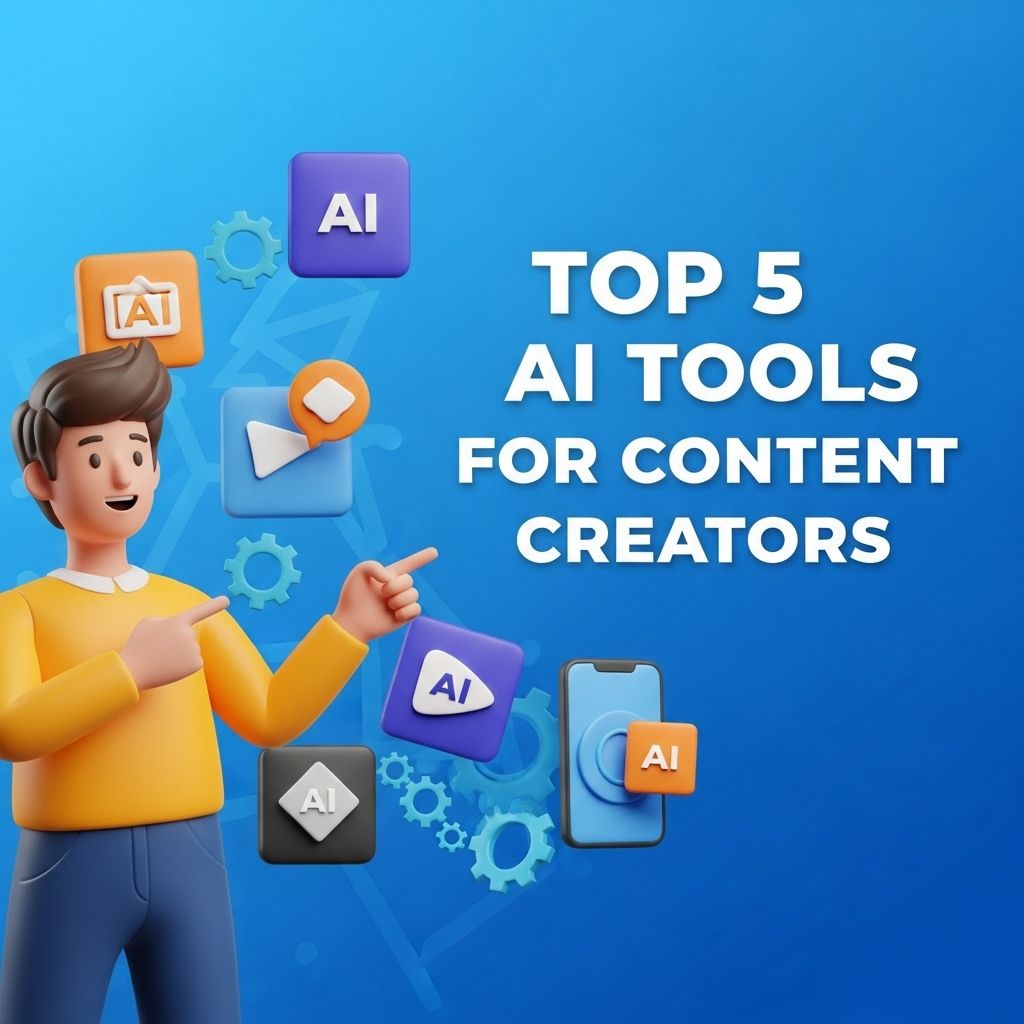 Top 5 AI Tools Every Content Creator Needs top 5 ai tools content creators