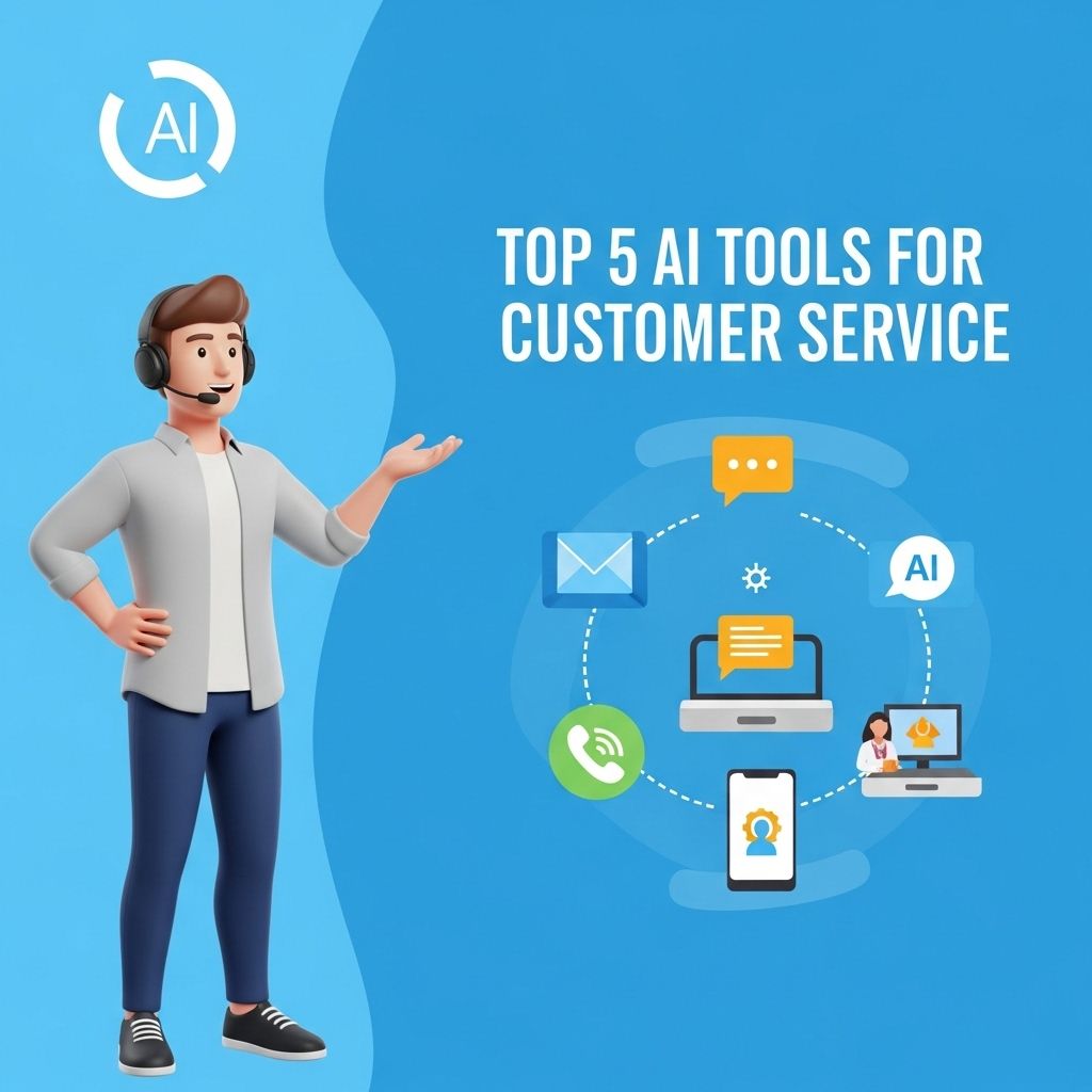 top 5 ai tools customer service