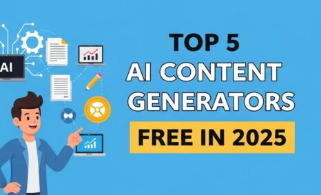 top 5 free ai content generators 2025