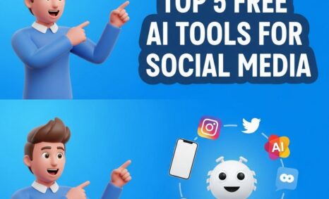 top 5 free ai tools social media