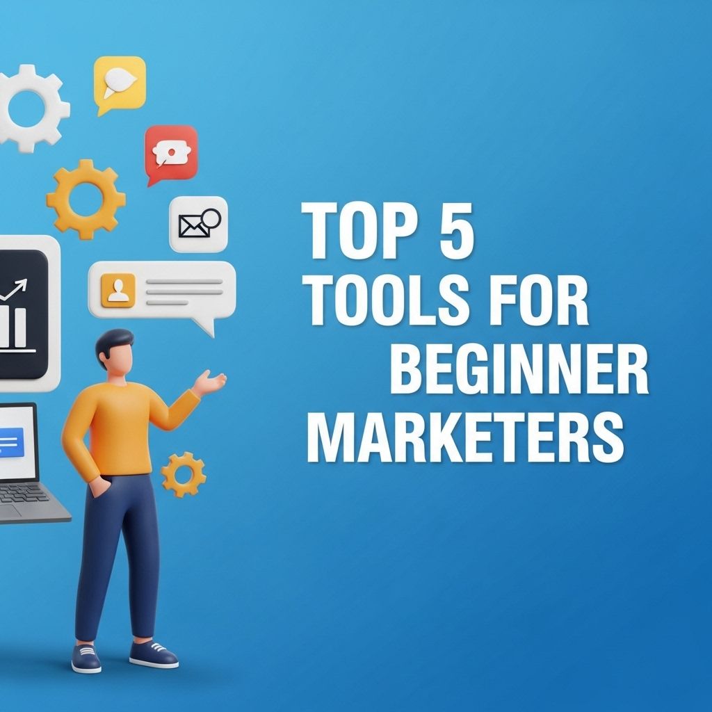 Top 5 Essential Tools for Beginner Marketers top 5 marketing tools