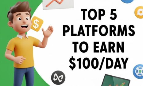 top 5 platforms earn 100 day