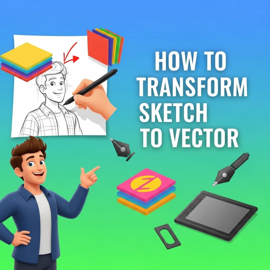 transform sketch to vector