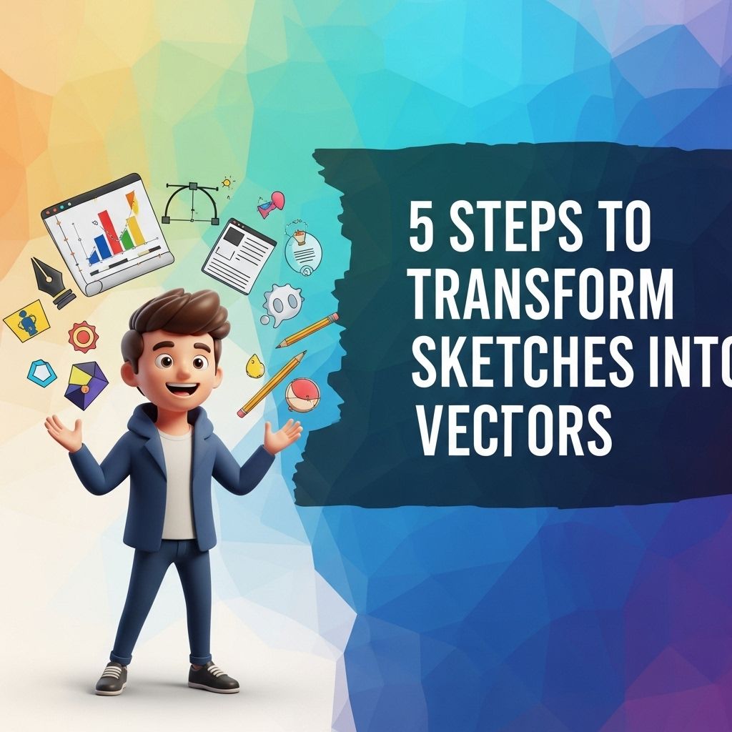 transform sketches into vectors