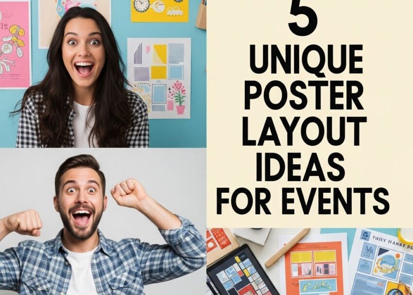 5 Unique Poster Layout Ideas for Events unique poster layout ideas