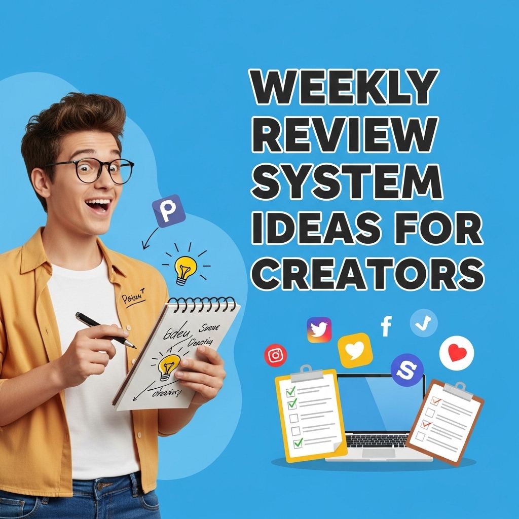 Weekly Review System Ideas for Creators weekly review system ideas