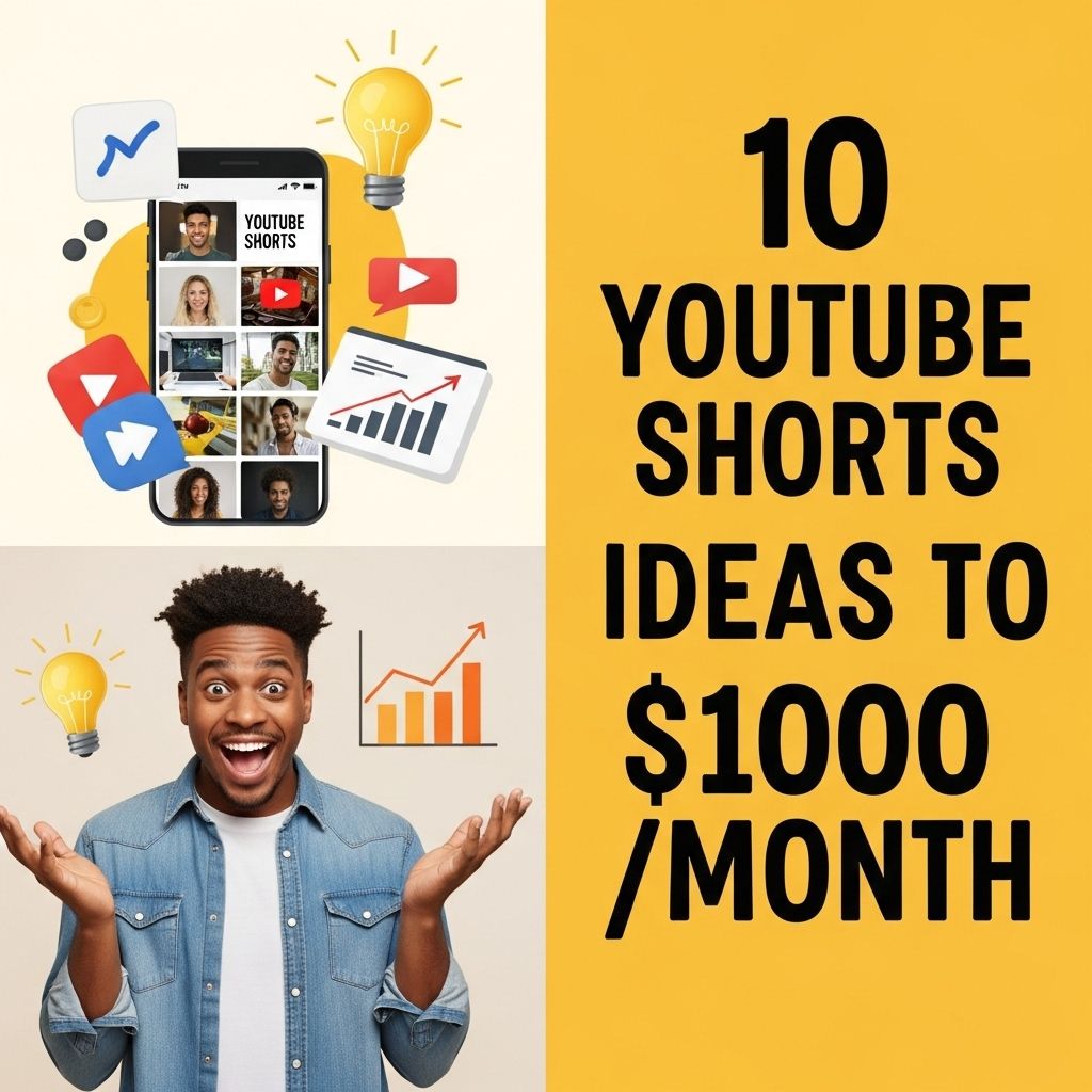 10 YouTube Shorts Ideas To Earn $1,000/Month youtube shorts ideas earn money